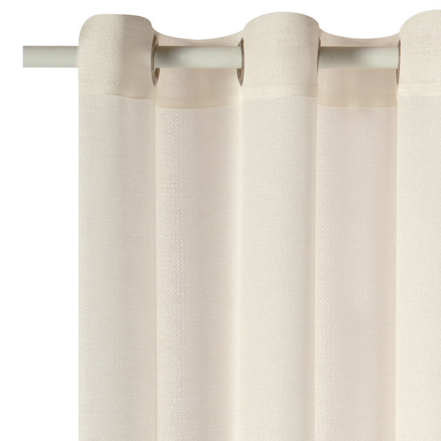 4MURS Voilage SCHIAPA coloris ivoire 140 x 240 cm