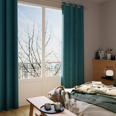 Rideau thermique Andrea Bleu arctique