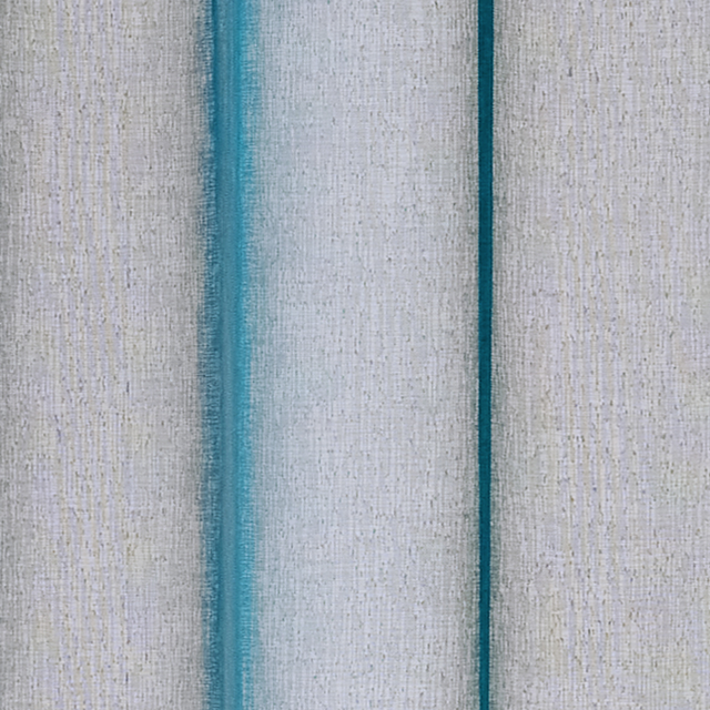 Voilage COLORS coloris bleu canard 140 x 260 cm