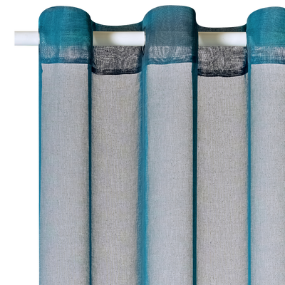 Voilage Colors Bleu canard