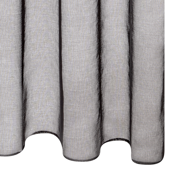 Voilage COLORS coloris noir 140 x 260 cm