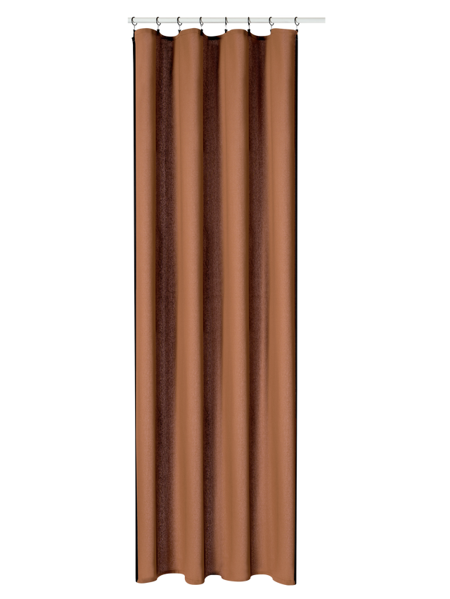 Rideau WARTON coloris havane 140 x 260 cm