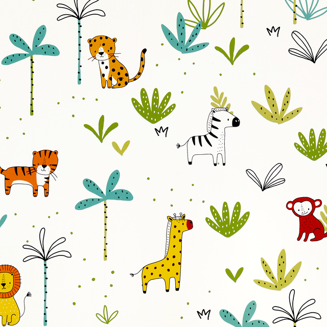 4MURS Papier peint intissé MASAI MARA coloris multicolore