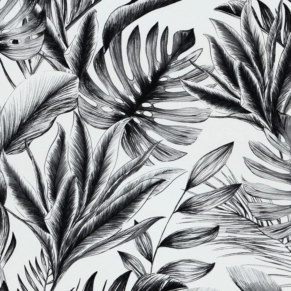 Papier peint intissé Soraya Noir