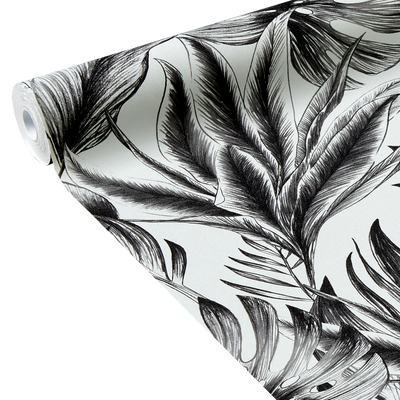 Papier peint intissé Soraya Noir