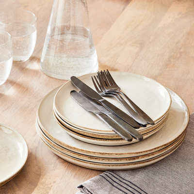 Assiette Hedda m Blanc