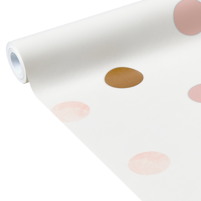 Papier peint intissé Happily Rose poudré