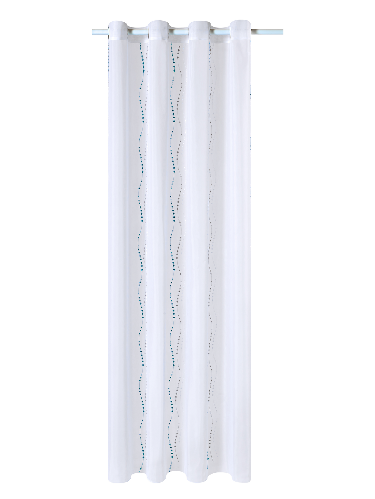 4MURS Voilage Lyana Bleu paon