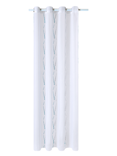 4MURS Voilage Lyana Bleu paon