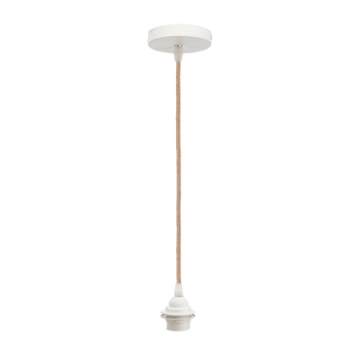 Kit suspension plafond Cordon Naturel et blanc