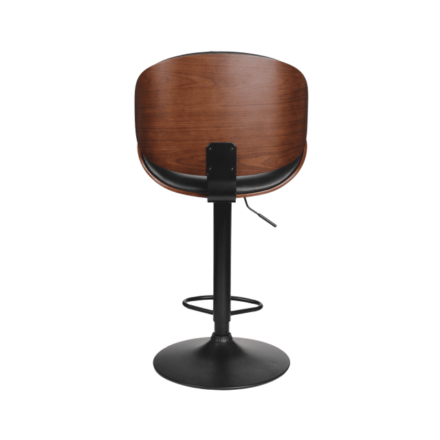 Tabouret de bar AZAD coloris noyer