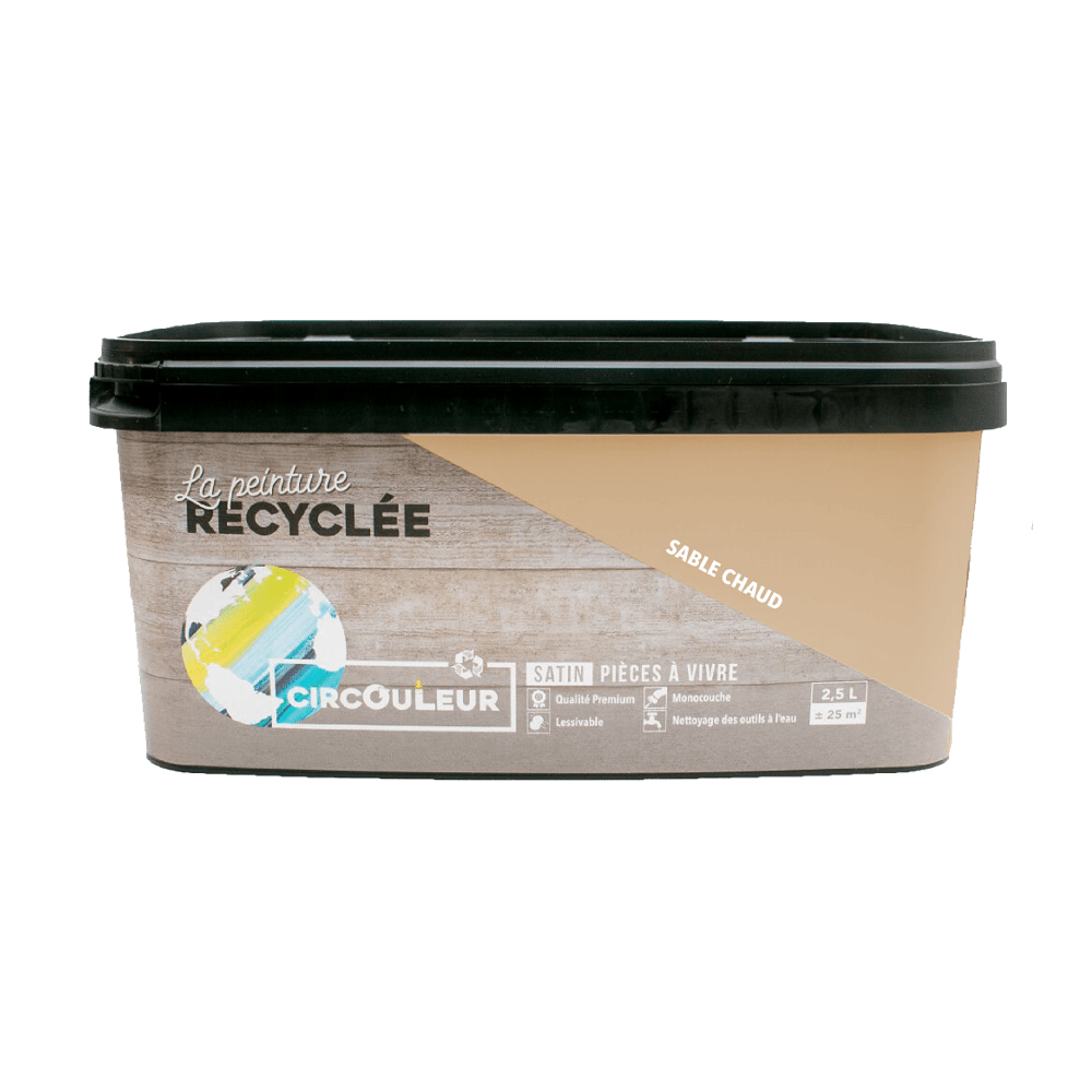 CIRCOULEUR Peinture Circouleur Sable chaud Satiné 2,5L