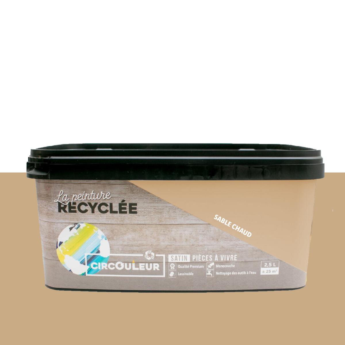 CIRCOULEUR Peinture Circouleur Sable chaud Satiné 2,5L