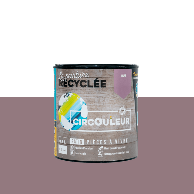 CIRCOULEUR Peinture Peinture lilas Satiné 0,5 L