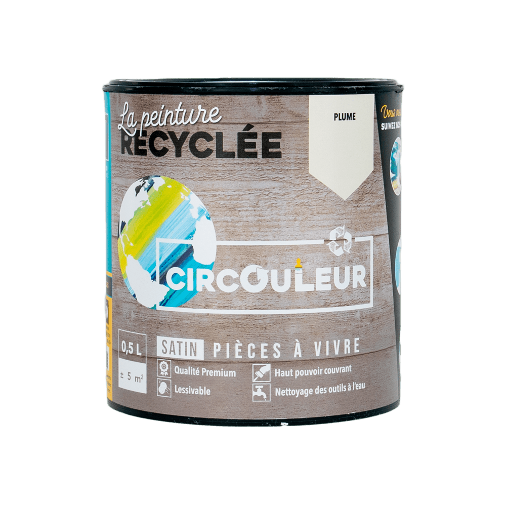 CIRCOULEUR Peinture Circouleur Plume Satiné 0,5L