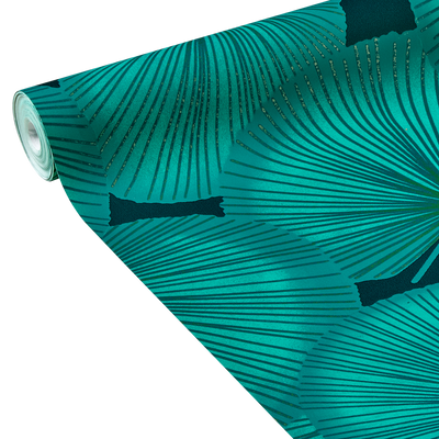 Papier peint intissé Takayama Vert émeraude