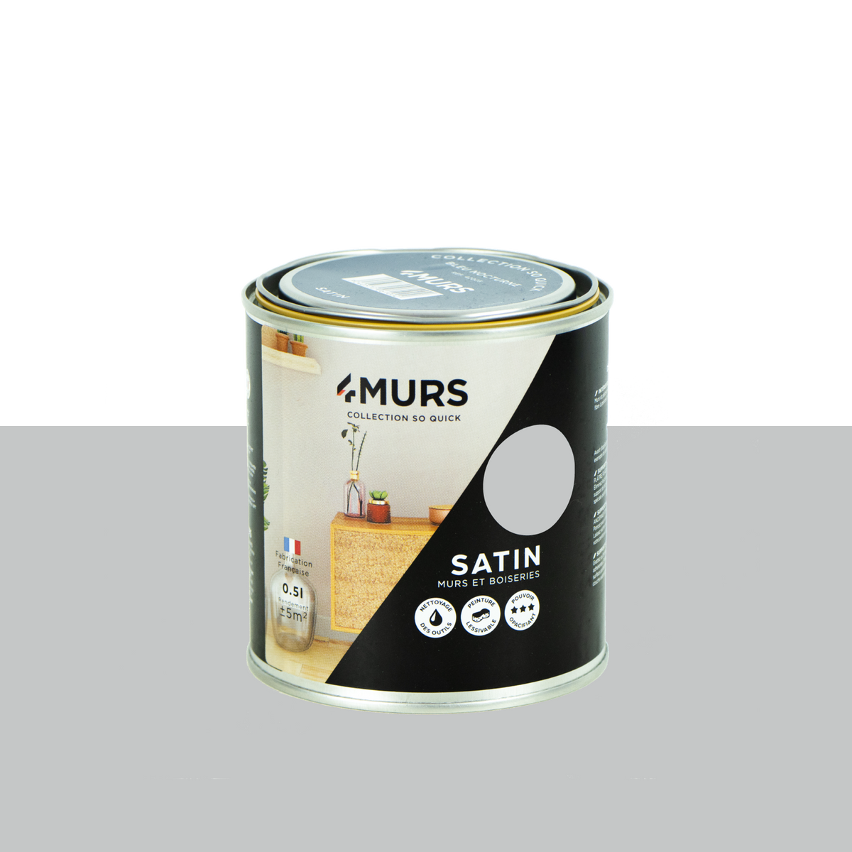 SO QUICK Peinture So quick Fleur de sel Satiné 0,5L