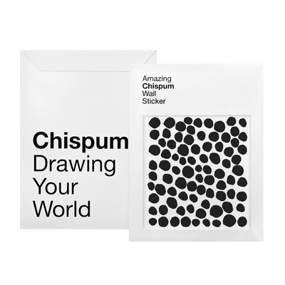 Sticker Polka dots Noir