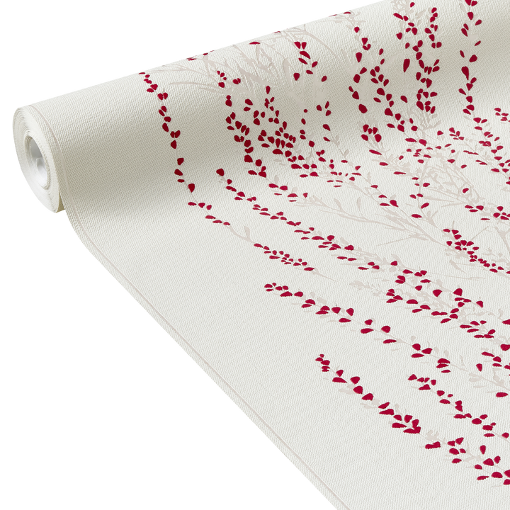 Papier peint intissé Sophia Bordeaux