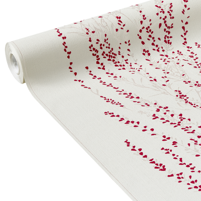 Papier peint intissé Sophia Bordeaux