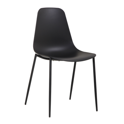 4MURS Chaise Teha Noir 1 place