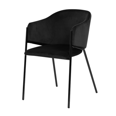 4MURS Fauteuil Cyrus Noir 1 place