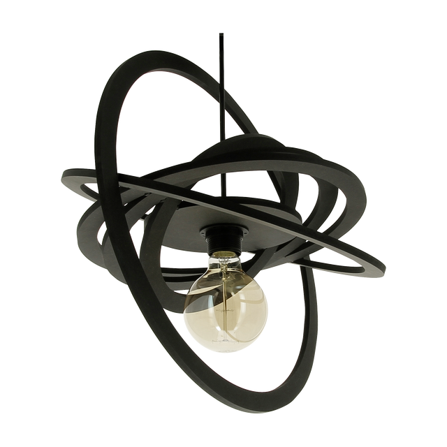 Suspension REVOLUTION gris anthracite 43,5 x 43,5 cm