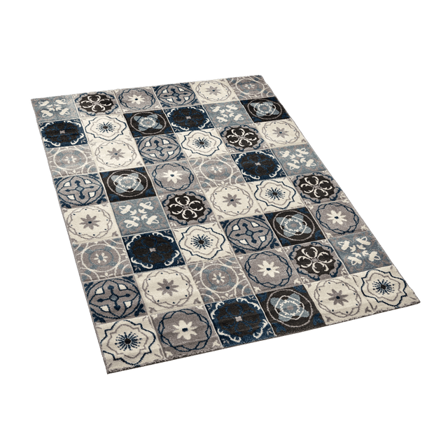 Tapis JERRY coloris bleu 150 x 200 cm