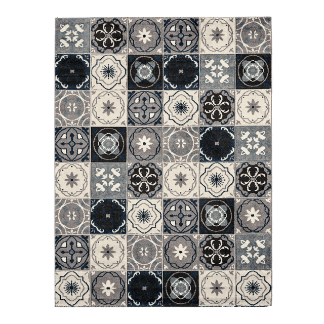 Tapis JERRY coloris bleu 150 x 200 cm