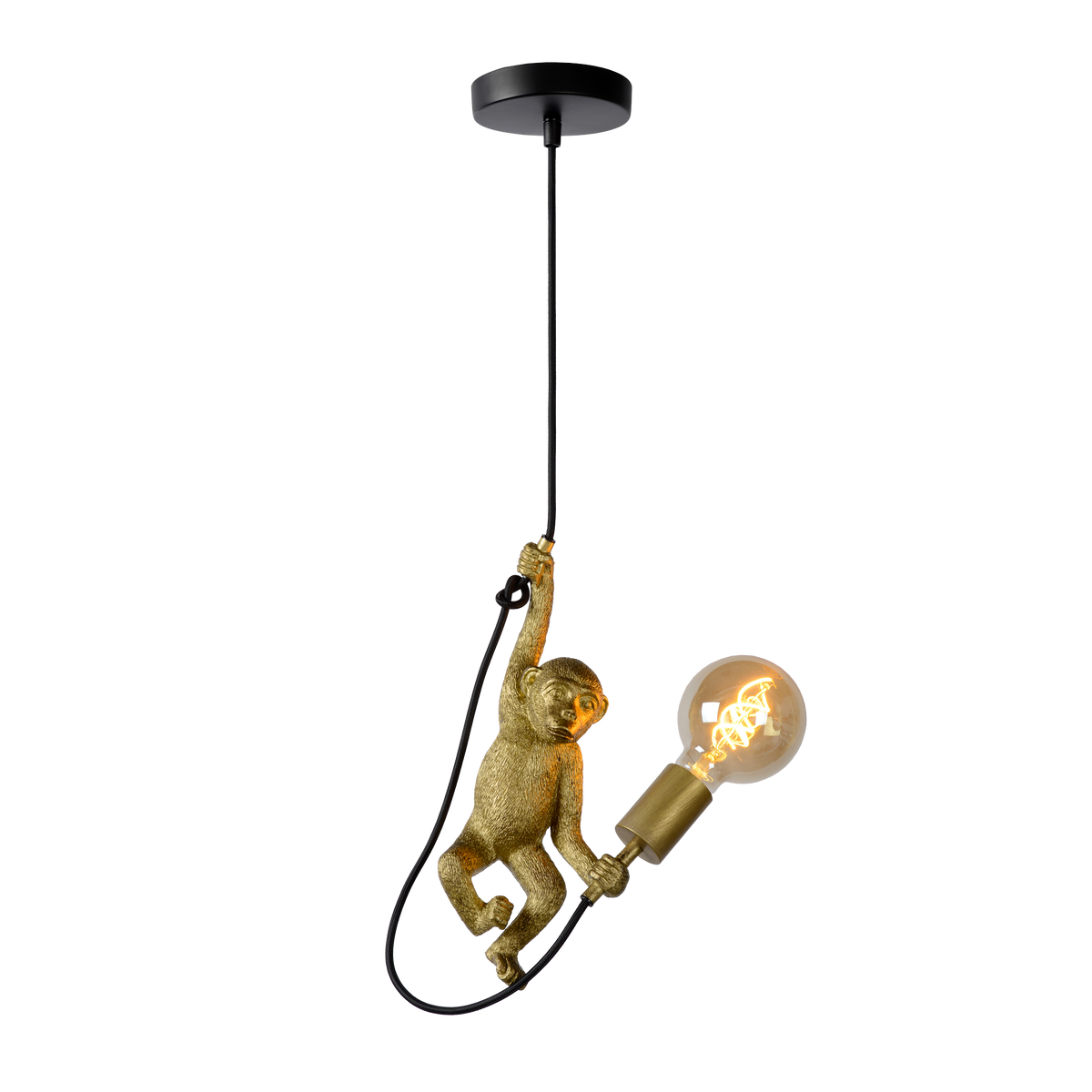 Suspension Monkey Or et noir