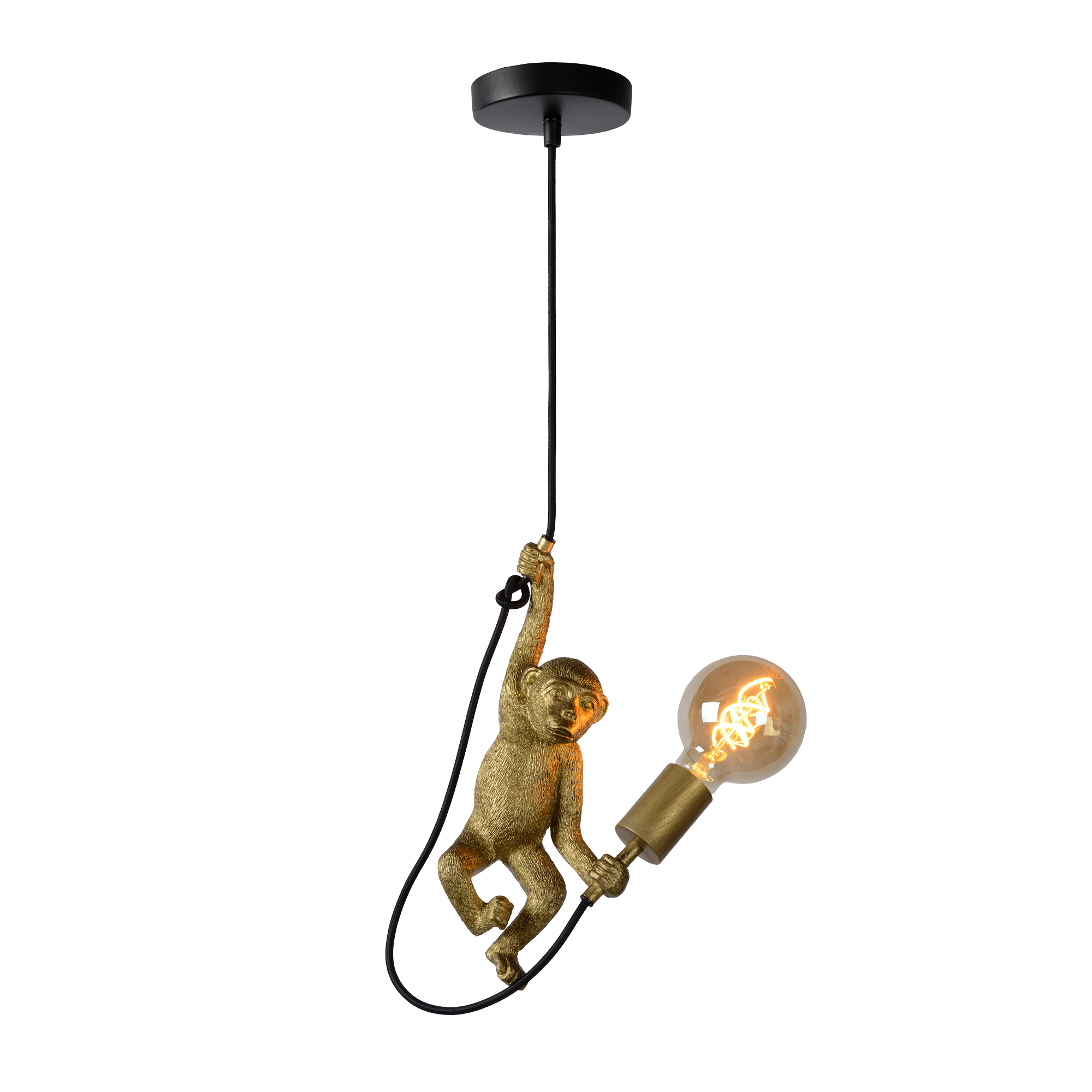 Suspension Monkey Or et noir