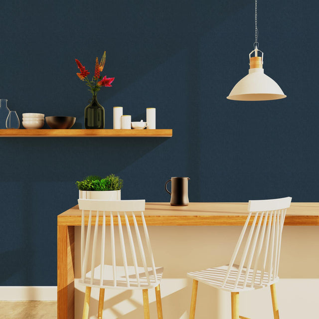 Papier peint intissé FLORENTINE coloris bluestone