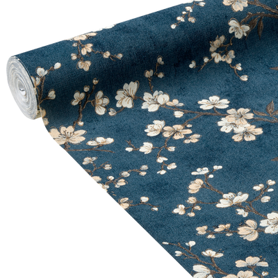 Papier peint intissé Florentine blossom Bluestone