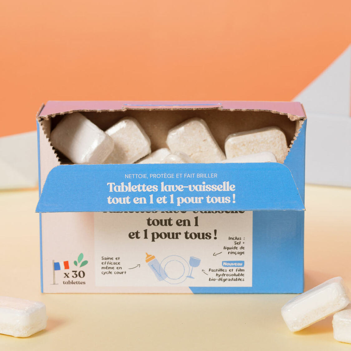 Boîte de tablettes de lave-vaisselle de la marque Pimpant