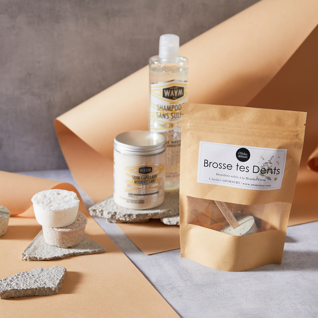 AROMAURY Dentifrice "BROSSE TES DENTS" Menthe verte