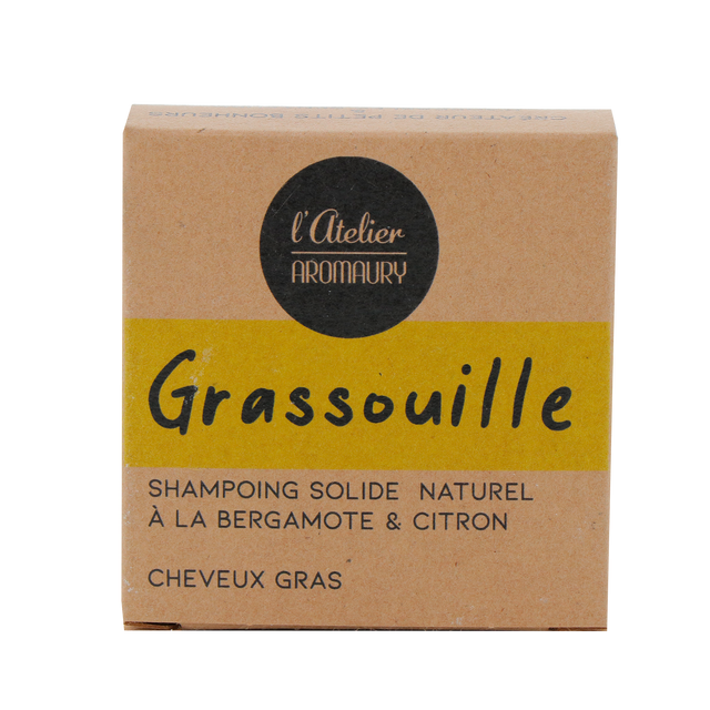 AROMAURY Shampoing GRASSOUILLE Bergamote et Citron