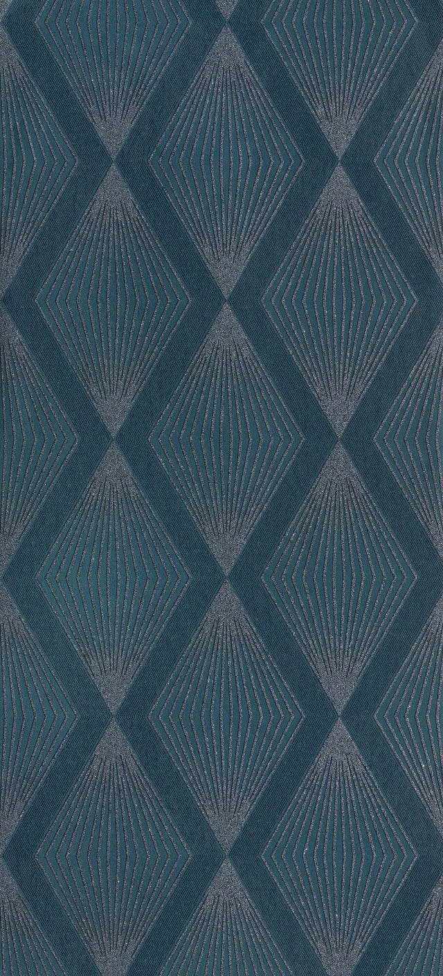 Papier peint intissé LUXURY coloris bleu nuit