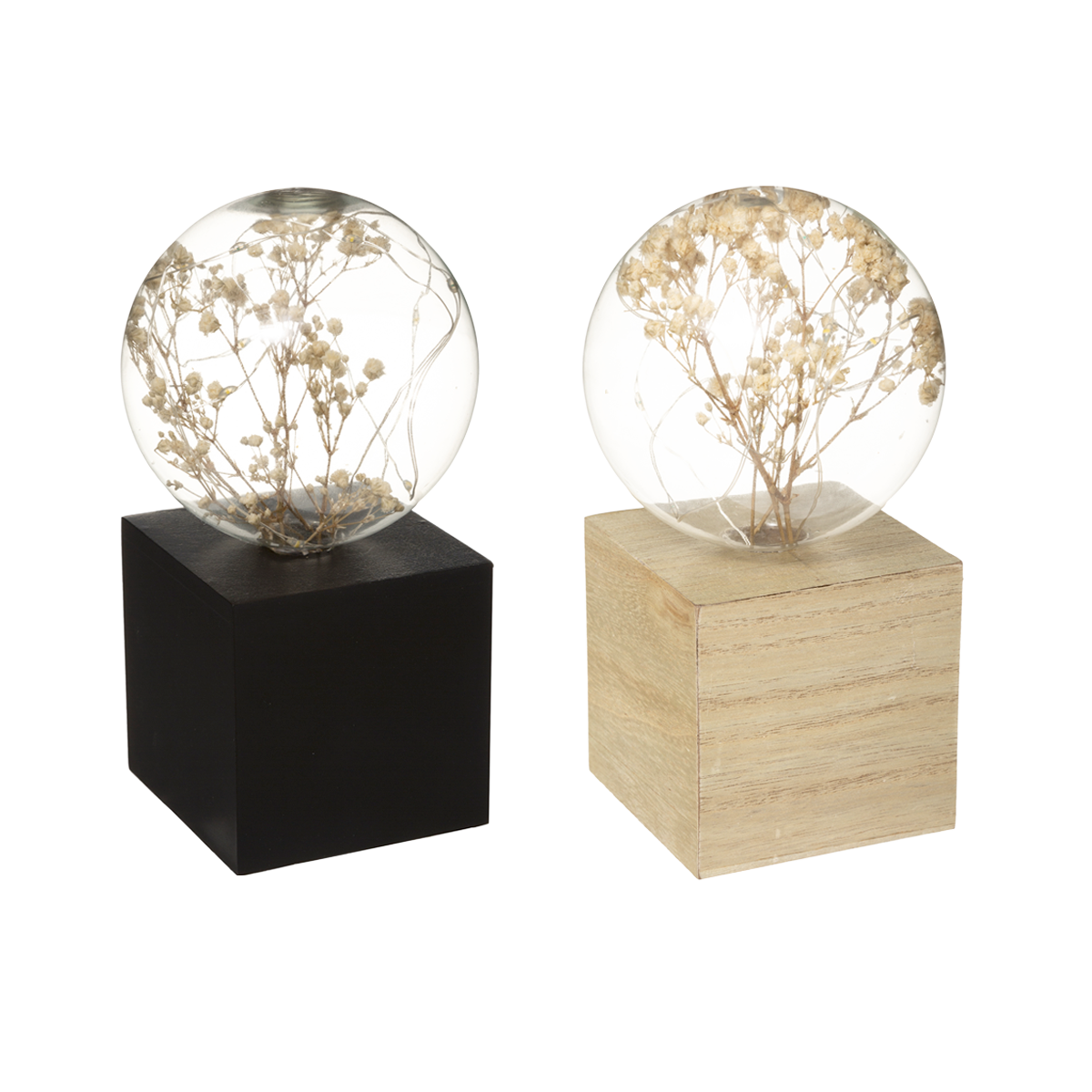 Objet lumineux Floria light Brun