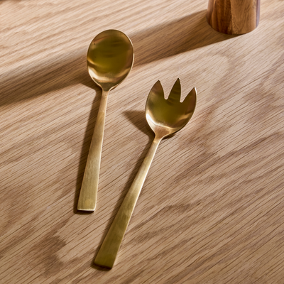 Couverts à salade Gold salad Or