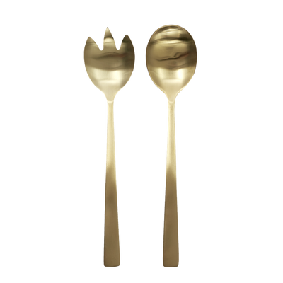 Couverts à salade Gold salad Or