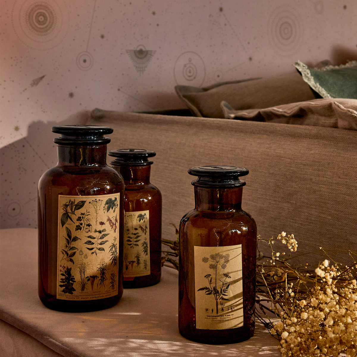 Bouteille Herbs Brun 570ML