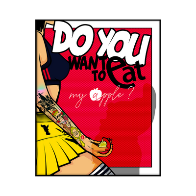 4MURS Tableau Princesses Rouge