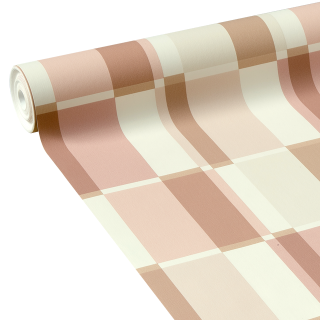 Papier peint intissé LAWRENCE coloris rose