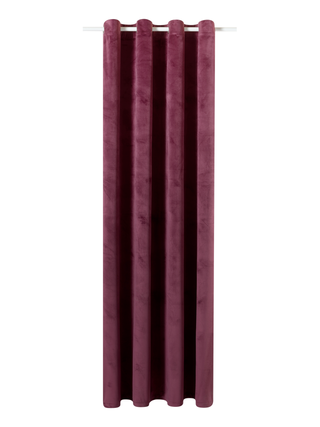 Rideau NEGRESCO coloris lie de vin 140 x 260 cm
