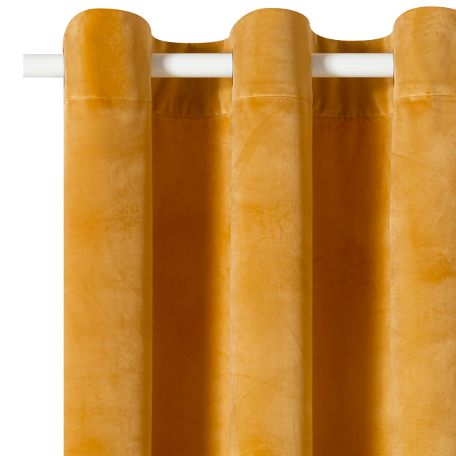 Rideau NEGRESCO coloris ocre 140 x 260 cm