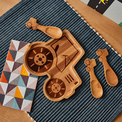 SASS & BELLE Cuillère bébé Pedro Brun