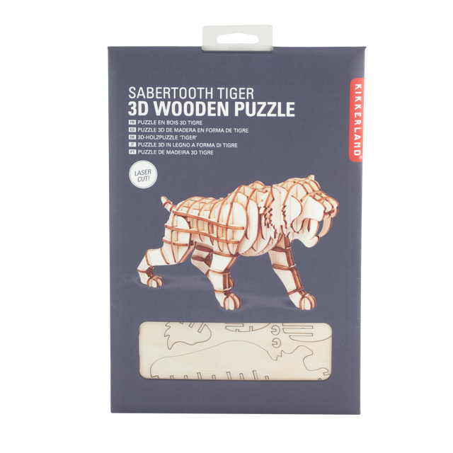 Kikkerland Puzzle 3D 3D TIGRE
