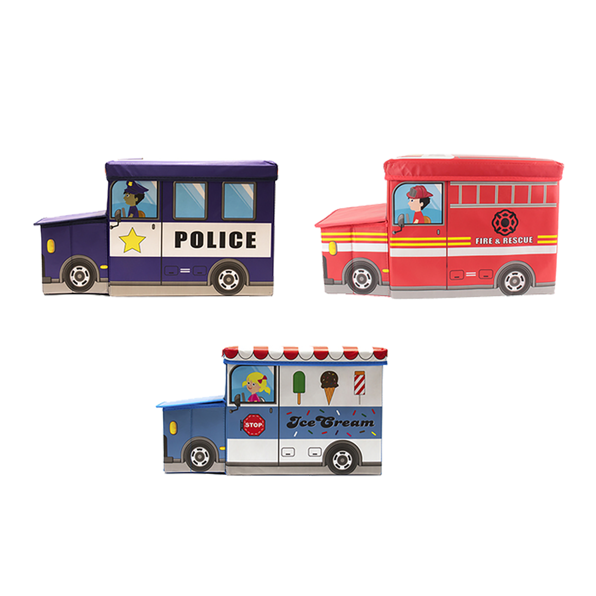 Boîte de rangement Maxou Rouge