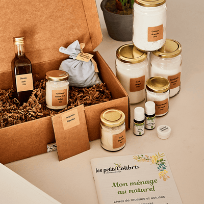 LES PETITS COLIBRIS Kit Maxi diy mon menage naturel Brun