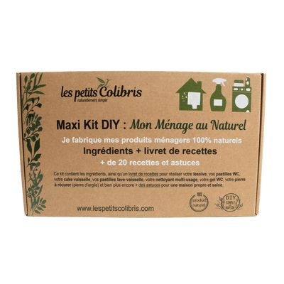 LES PETITS COLIBRIS Kit Maxi diy mon menage naturel Brun